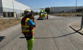 Herido grave un trabajador tras ser aplastado por una máquina en Daganzo de Arriba