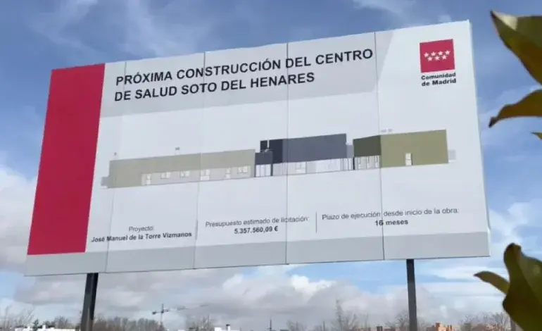 La Comunidad de Madrid iniciará este año la construcción de 16 nuevos centros de salud