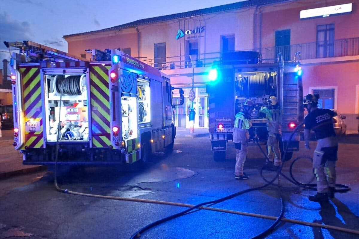 Detenida por provocar un incendio en las inmediaciones de la estación de Renfe de Guadalajara