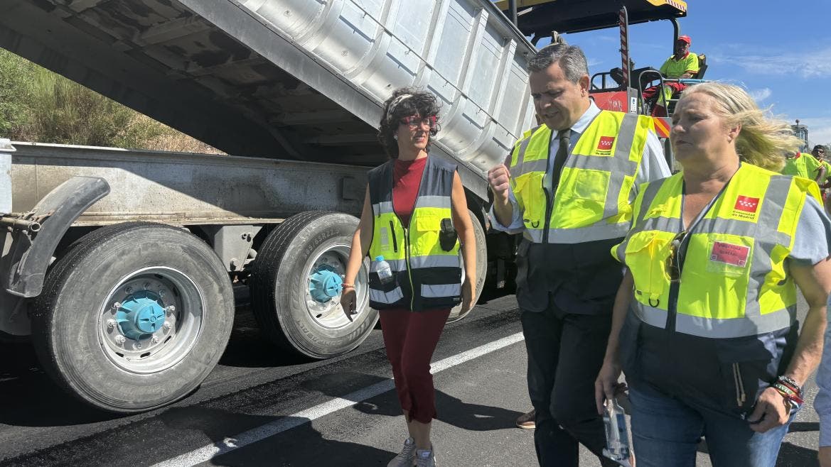 La Comunidad de Madrid invierte 20 millones de euros para renovar el asfaltado de 145 kilómetros de carreteras