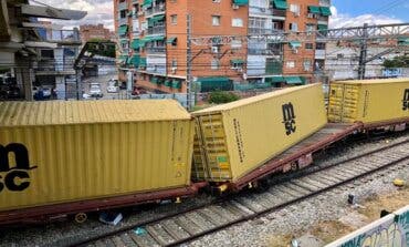 Impactantes imágenes del descarrilamiento de un tren ocurrido en Torrejón de Ardoz 