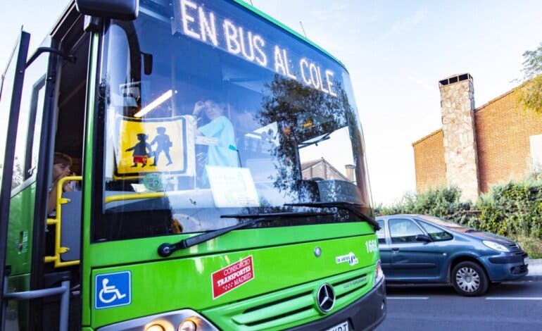 Las rutas de autobús escolar de Rivas llegarán a todos los colegios el próximo curso