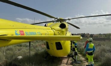 En estado grave un ciclista de 40 años tras sufrir una caída en Cercedilla