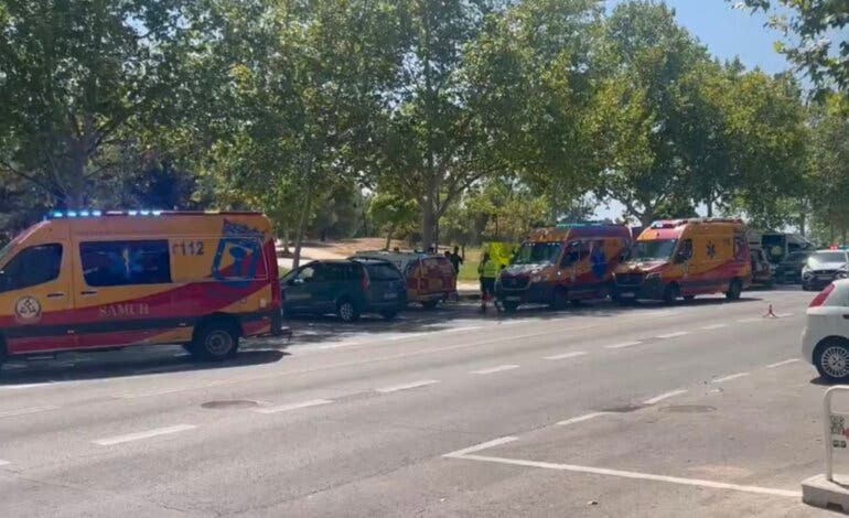 Muere un hombre de 44 años tras sufrir un golpe de calor en un parque en Madrid
