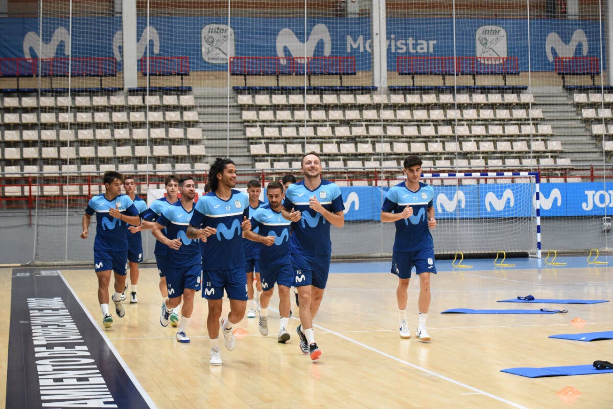 Los jugadores de Movistar Inter arrancan la pretemporada en Torrejón con el primer entrenamiento