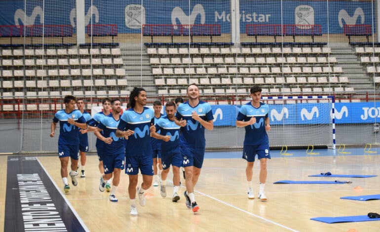 Los jugadores de Movistar Inter arrancan la pretemporada en Torrejón con el primer entrenamiento
