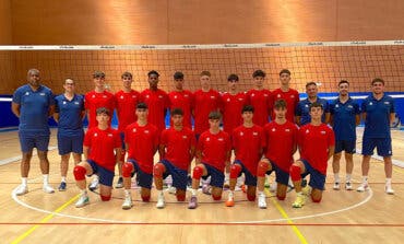 La selección española masculina sub-17 de voleibol se prepara para el mundial en Torrejón