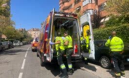 Grave un hombre de 70 años tras sufrir un golpe de calor en una calle en Madrid