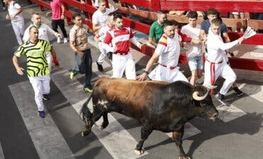 Seis heridos en el primer encierro de las Fiestas de Sanse