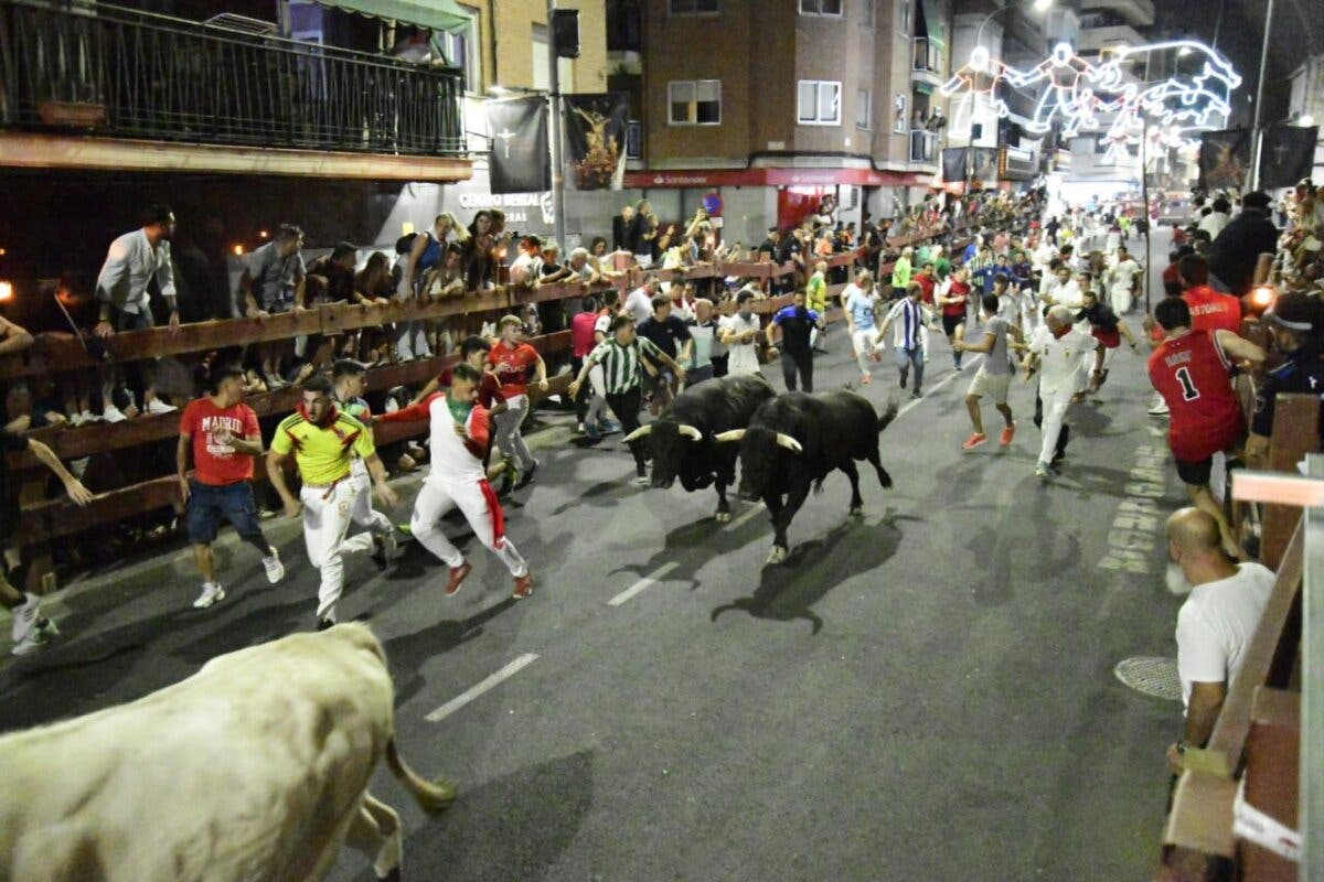 Nueve heridos en el encierro nocturno de las Fiestas de San Sebastián de los Reyes