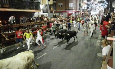 Nueve heridos en el encierro nocturno de las Fiestas de San Sebastián de los Reyes