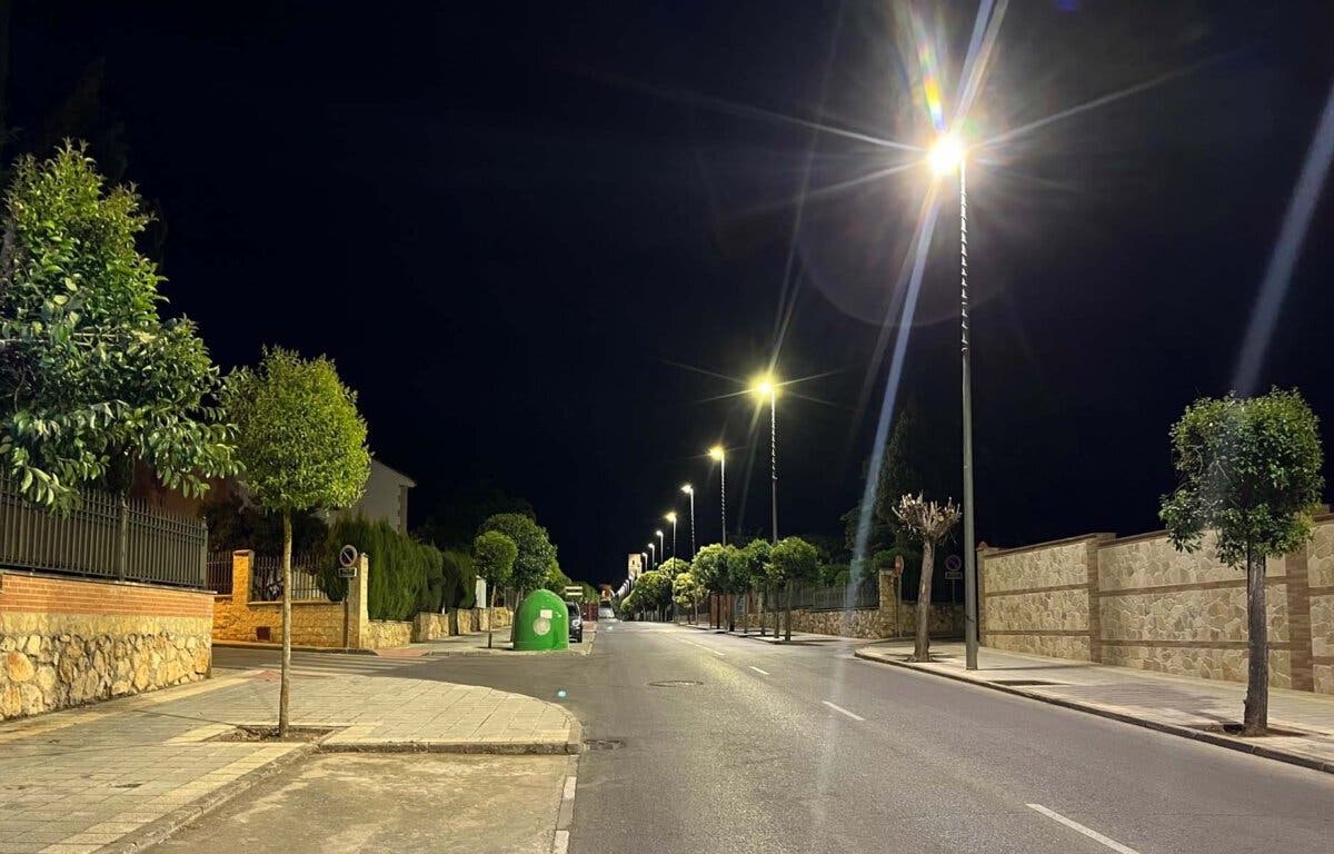 Cabanillas renueva el alumbrado público en casi un centenar de calles, parques y pistas deportivas