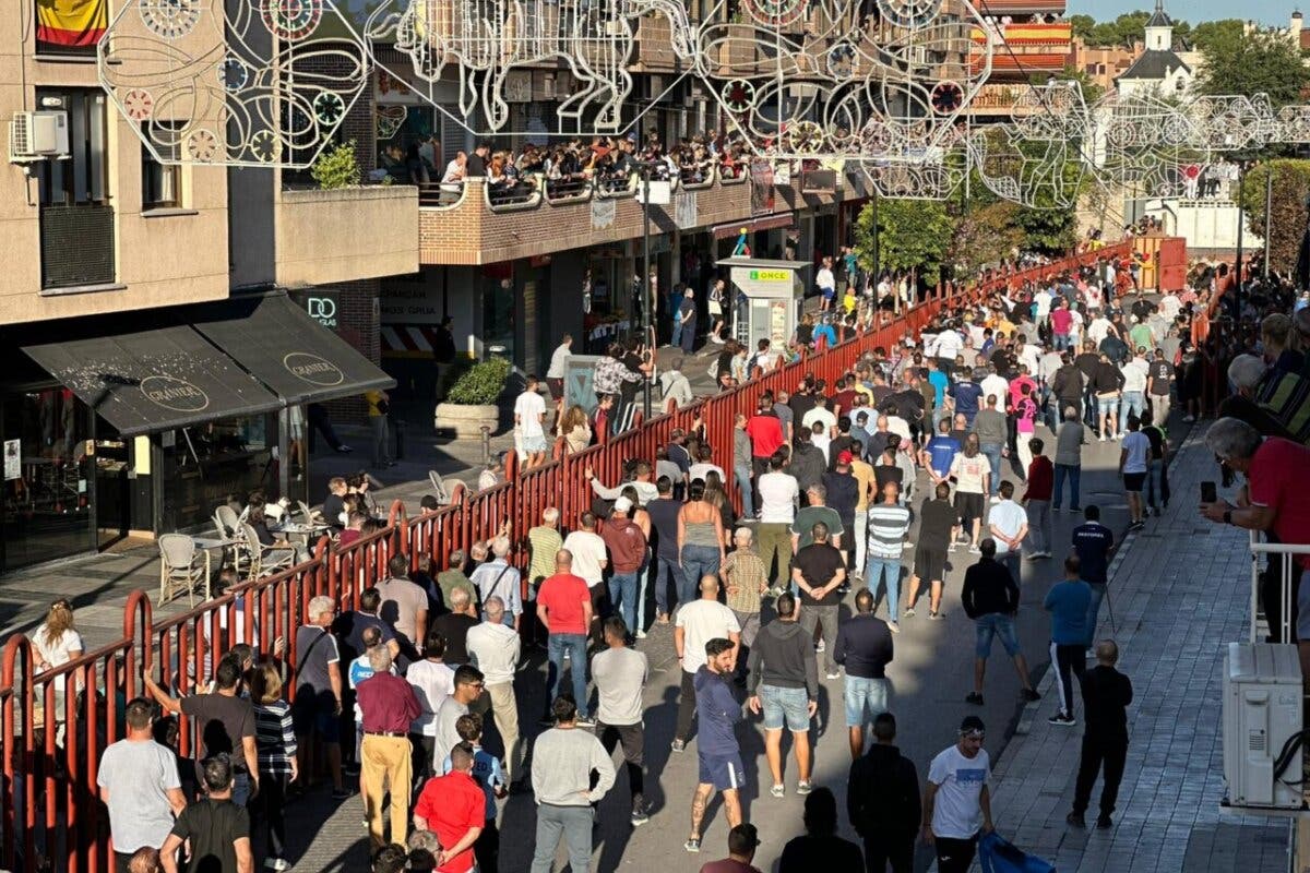 Tres heridos en el tercer encierro de las Fiestas de Arganda
