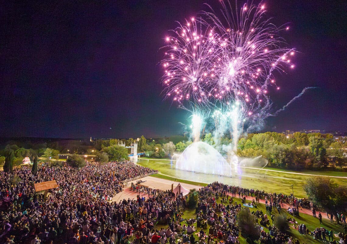 Torrejón celebra el 14 aniversario del Parque Europa con los Guachis, Tutankamón y fuegos artificiales 