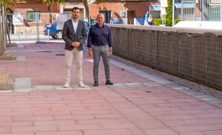 Torrejón renueva las aceras y calzadas de cuatro importantes calles de la ciudad  