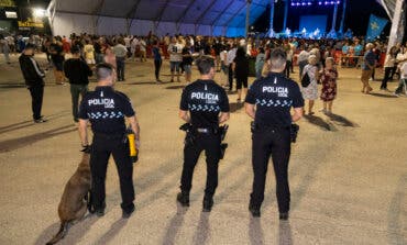 Amplio despliegue policial en las Fiesta de Azuqueca con drones, perros y una Ruta Segura de autobús 