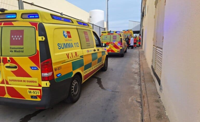 Herido grave un trabajador en Alcalá de Henares al quedar atrapado por una máquina en un matadero 