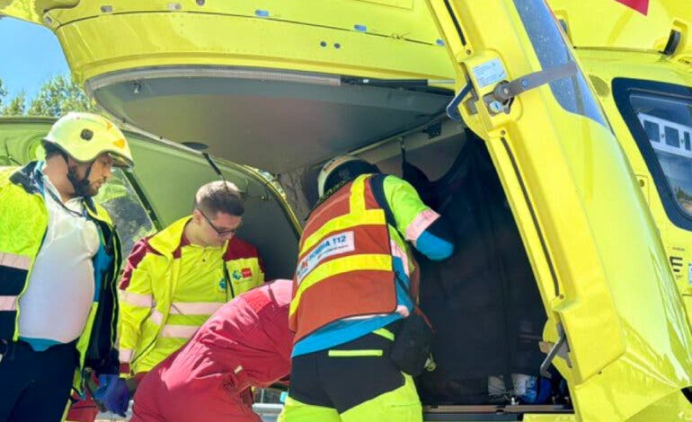 Grave accidente en Torrejón: en estado crítico un anciano que conducía un buggy por la A-2