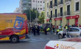 Siete heridos, entre ellos un bebé, tras ser atropellados por un coche de Policía en Madrid