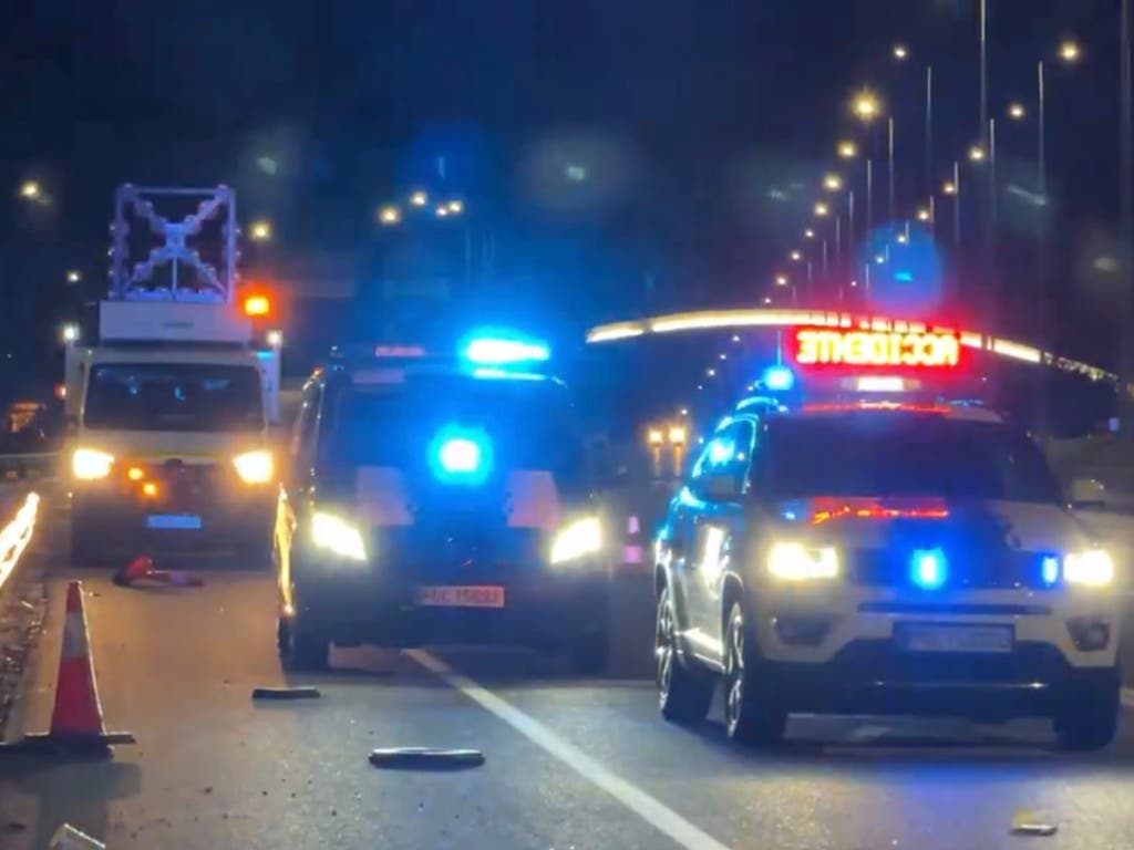 Herido grave un hombre esta madrugada en un accidente en la A-2, en Torrejón 