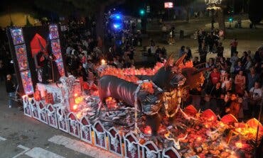 «Bienvenido al infierno», primer premio en el Desfile de Carrozas de Azuqueca de Henares