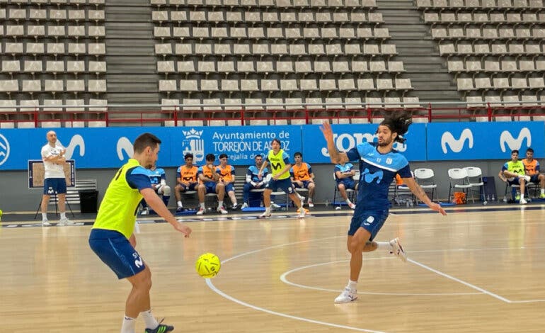 Movistar Inter se prepara en Torrejón para el torneo internacional de Guadalajara
