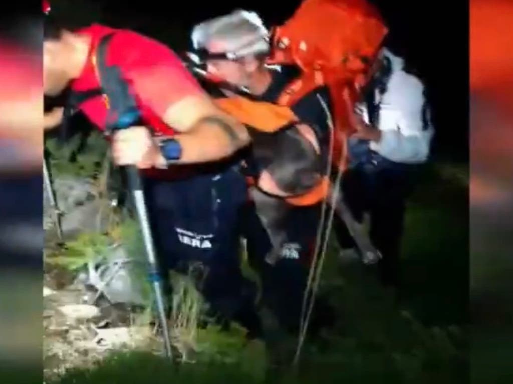 Rescatan a una pareja que se había perdido en Rascafría buscando a su perro