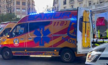 Herido grave un motorista tras colisionar con un VTC en Madrid
