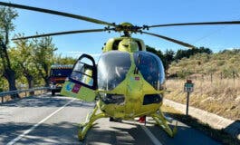 Muere un mujer en un choque frontal entre dos vehículos en la M-507