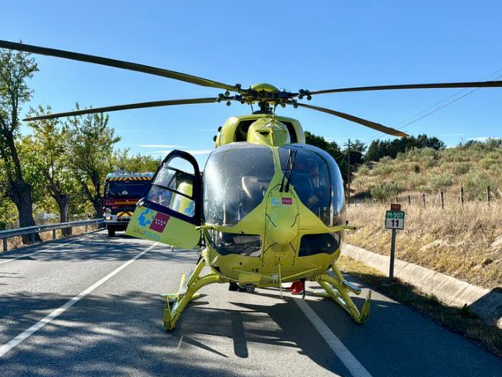 Muere un mujer en un choque frontal entre dos vehículos en la M-507