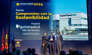 El Hospital Quirónsalud Valle del Henares, premiado por su compromiso con el medio ambiente