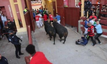 Accidentado cuarto y último encierro de las Ferias y Fiestas de Guadalajara