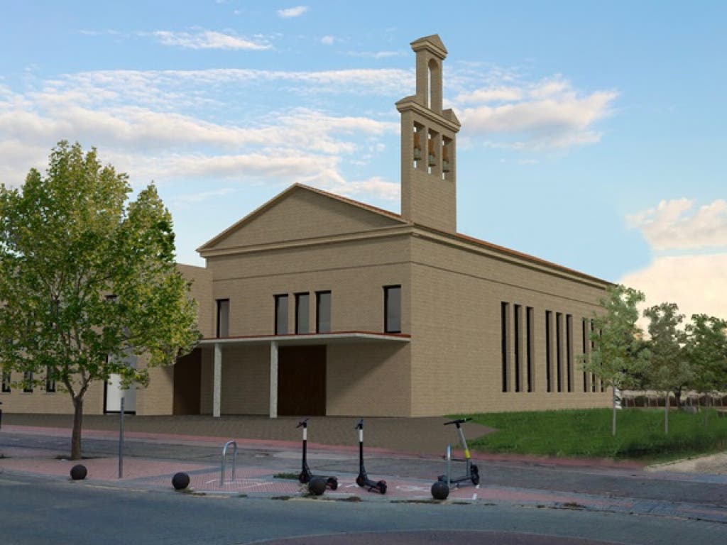 Así será la nueva iglesia del barrio de La Garena en Alcalá de Henares