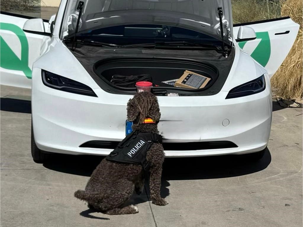 Detenido en Coslada un conductor de VTC con «gran cantidad» de hachís en el maletero 