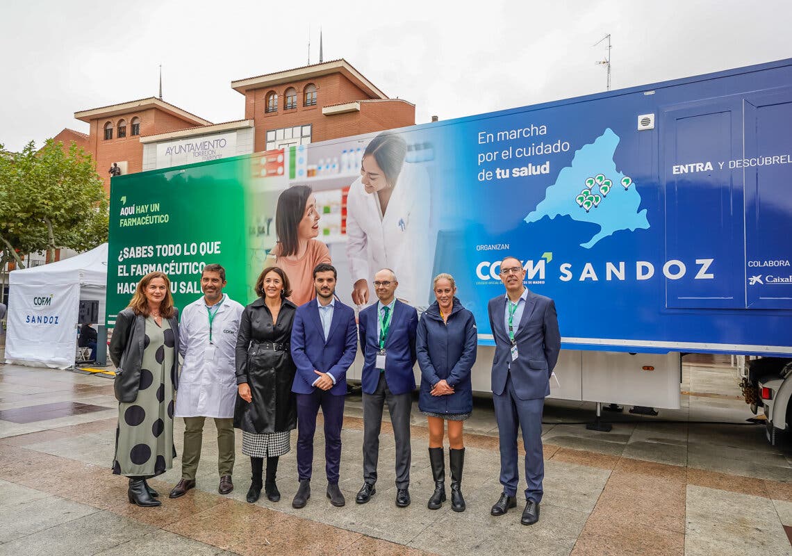 La campaña «Aquí hay un farmacéutico… en marcha» llega a Torrejón 
