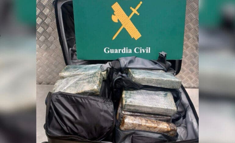 Hallan casi 200 kilos de cocaína en cinco maletas interceptadas en Barajas