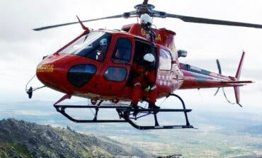Rescatan a una mujer herida tras caerse en una zona de difícil acceso en Guadalajara