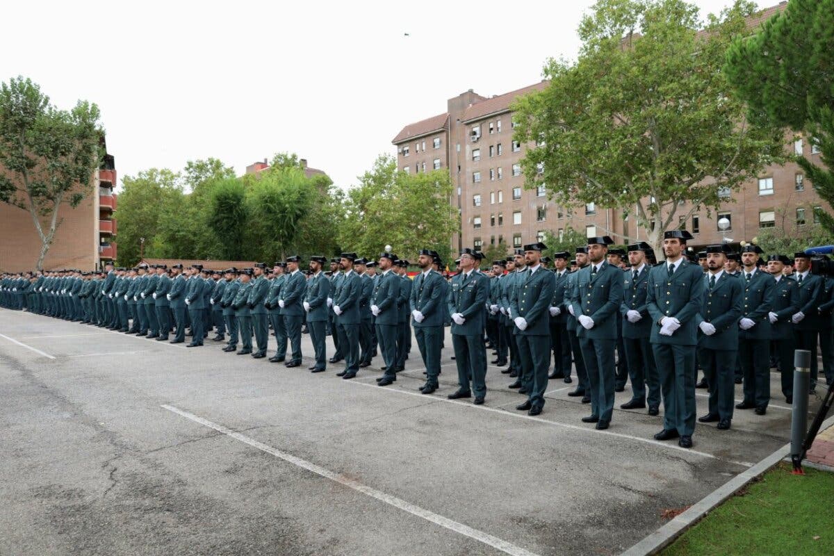 Un total de 532 guardias civiles en prácticas se incorporan a sus nuevos puestos en la Comunidad de Madrid