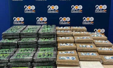 Encuentran 160 kilos de cocaína dentro de una furgoneta que fue robada en Coslada