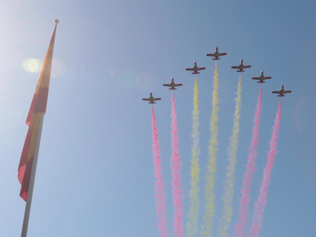 Más de 4.000 militares, 56 aviones, 29 helicópteros, 210 caballos y el borrego Killo de la Legión en el desfile del 12 de octubre en Madrid 