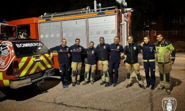 Parten para Valencia ocho bomberos del Ayuntamiento de Guadalajara para ayudar en las zonas afectadas por la DANA