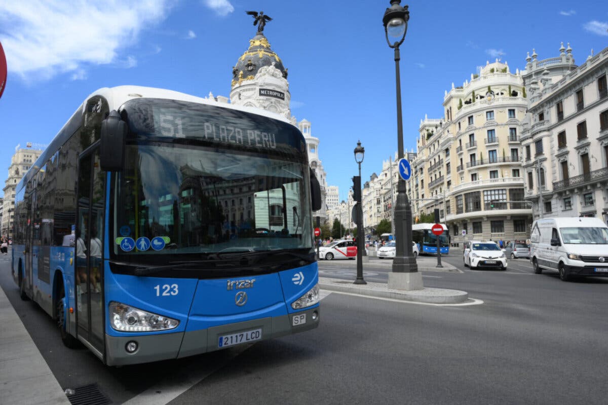Los autobuses de Madrid serán gratuitos este fin de semana por el Black Friday
