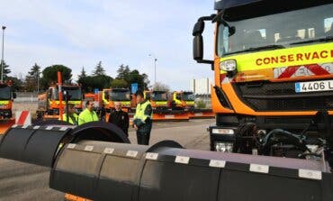 Las carreteras madrileñas se preparan para hacer frente a posibles nevadas  
