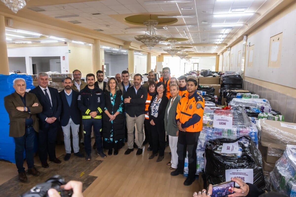 Guadalajara reúne 300 palés de material, alimentos y productos de primera necesidad para Valencia