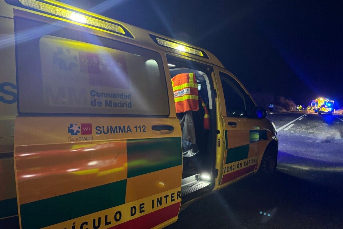 Dos muertos y dos heridos graves en un accidente en la M-400 en Aranjuez 