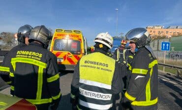 Heridos graves dos guardias civiles en un accidente de tráfico en la M-506 