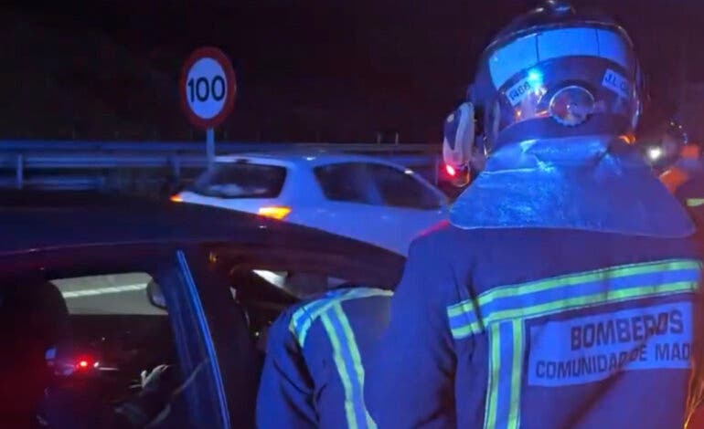 Dos heridos en un accidente con cinco vehículos implicados en la M-501