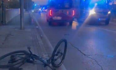 Herido grave un ciclista de 18 años tras sufrir un accidente en Madrid