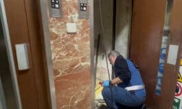 Herido grave un trabajador atrapado en un ascensor tras caerle encima un contrapeso en Madrid