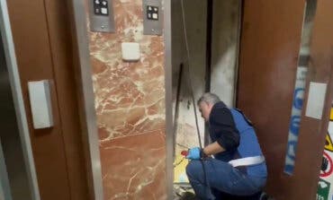 Herido grave un trabajador atrapado en un ascensor tras caerle encima un contrapeso en Madrid